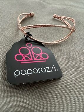 paparazzi Bending Over Backwards Rose Gold Textured Cuff Bracelet